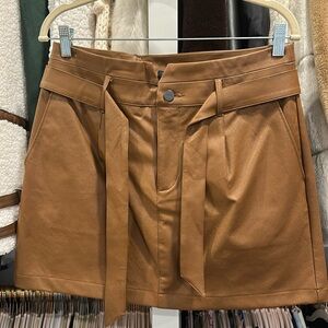 Paige “Blanka” faux leather mini skirt